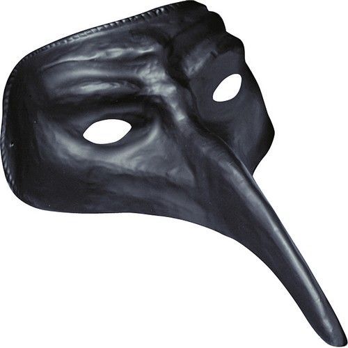 Masque Long Nez Noir Adulte Taille Unique