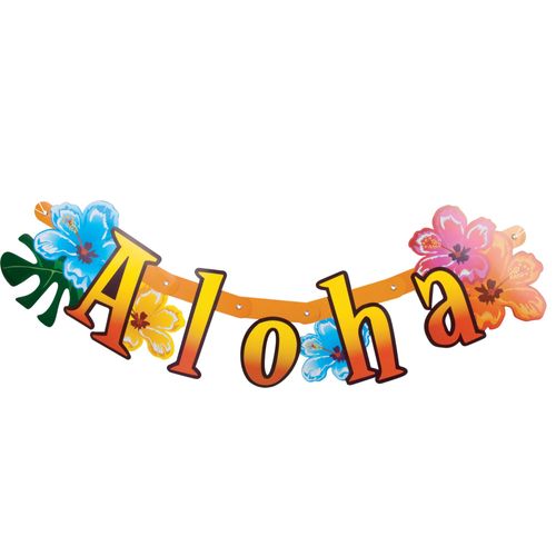 Banniére Articulée Aloha Hawaa¯ - 55442