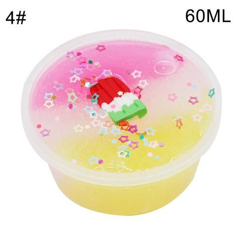 Jouet anti-Stress pour enfant, mélange de couleurs, cristal, crème glacée, Slime, anti-Stress