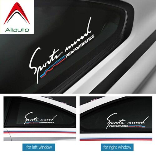 Autocollants Pour Vitres De Voiture, 2 X, Pour Bmw E46 E39 E90 F30 F10 E34 X1 X3 X4 X5 X6 M1 M2 M3 M5 M6 1 3 5series