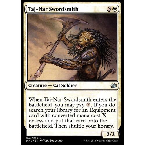 Taj- Nar Swordsmith - Modern Masters 2 Vo - U