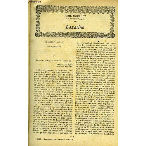 Lisez Moi - Nouvelle Série - N° 129 - Lazarine Par Paul Bourget, Le Premier Arrivé Par André Birabeau, Le Petit Pierre Par Anatole France, Yamilé Sous Les Cèdres (Xi) Par Henry Bordeaux, La Chasse Par(...)