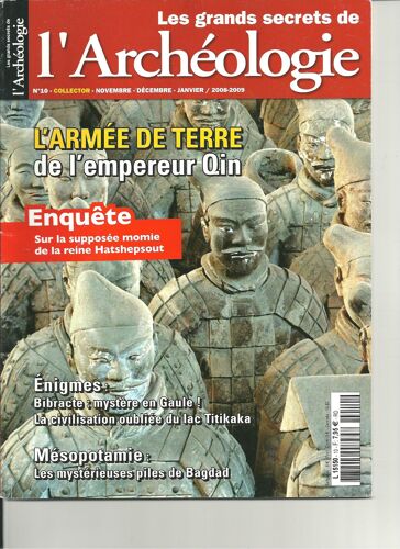 Les Grands Secrets De L'archéologie Collector N° 8 