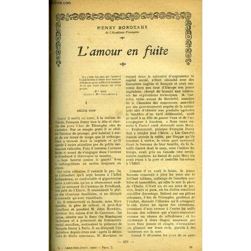 Lisez Moi - Nouvelle Série - N° 7 - L Amour En Fuite Par Henry Bordeaux, Ballades Françaises Par Paul Fort, Danse De Bayadère Par Pierre Loti, Le Don Juan De Molière Par Théodore De Banville, 40 H.P.(...)