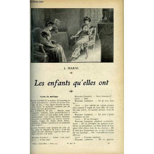 Lisez Moi N° 174 - Les Enfants Qu Elles Ont Par J. Marni, Vieil Air Par André Rivoire, Un Coeur De Femme Par Paul Bourget, La Gouttière Par Gyp, A L Espère, La Neige Sur Les Pas Par Henry Bordeaux(...)