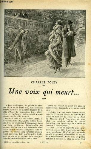 Lisez Moi N° 238 - Une Voix Qui Meurt Par Charles Foley, Une Tache D Encre Par René Bazin, Le Cri Par Henry Bataille, Le Moujik Marey Par Th. Dotoiewski, Les Roquevillard (Vi) Par Henry Bordeaux, Les(...)