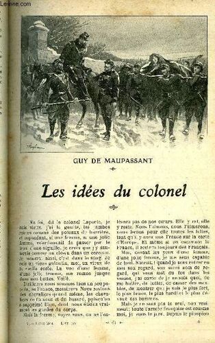 Lisez Moi N° 106 - Les Idées Du Colonel Par Guy De Maupassant, Sa Nuque Par Edmond Haraucourt, Le Blé Qui Lève (Suite) Vi Par René Bazin, Vers Le Soir Par Albert Mérat, A La Charmille Fleurie Par(...)