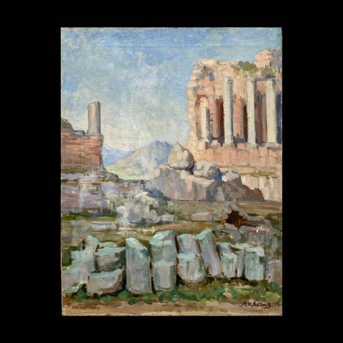 Ruines lantique multicolore