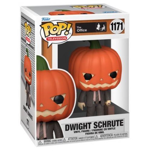 Figurine Funko Pop - The Office N°1171 - Dwight Tête De Citrouille (57393)