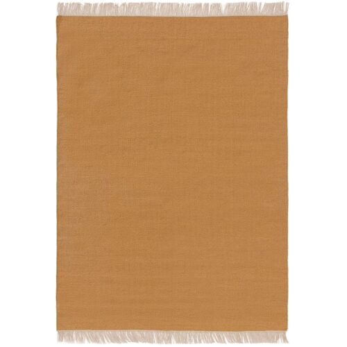 Tapis De Laine Liv Jaune 120x170 Cm - Tapis Nature