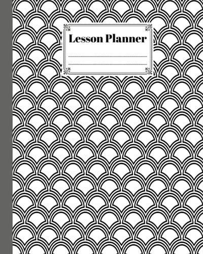 Lesson Planner: Grid Motif Lesson Planner, A Well Planned Year For Your Elementary, Middle School, Jr. High, Or High School Student | 121 Pages, Size 8" X 10" By Fredi Philipp