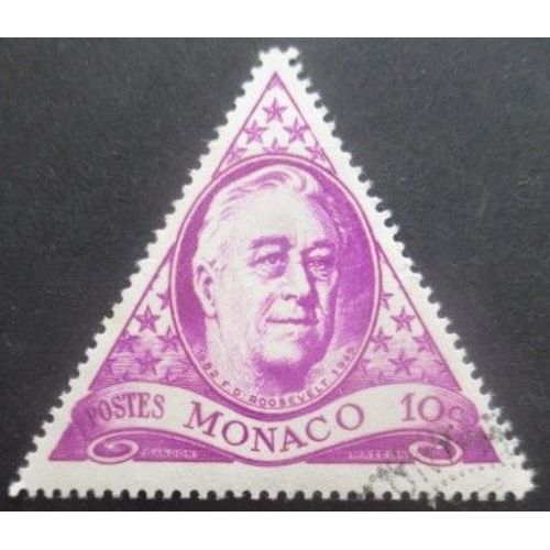 Monaco N°295 Roosevelt Oblitéré