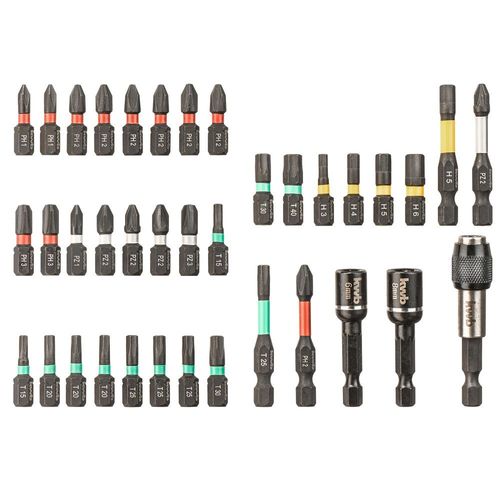 Coffret de 37 embouts impact pour machines à percussion