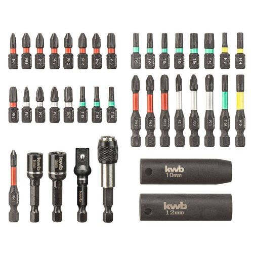 Coffret de 39 embouts impact pour machines à percussion