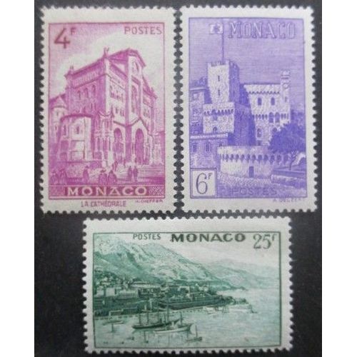 Monaco N°278 Au 280 Neuf *