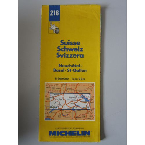 Neuchâtel Basel St-Gallen - 1/200 000