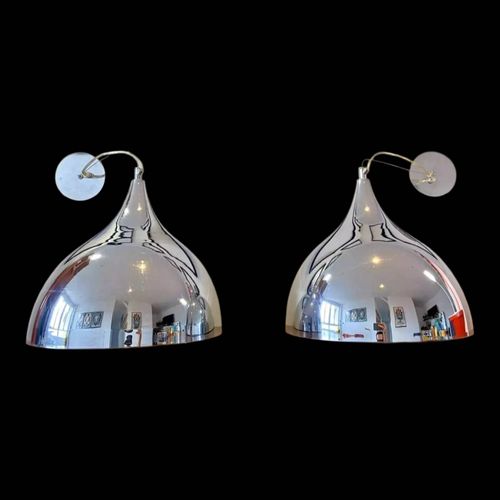 Paire De Suspensions Space Ge Chromes Argent