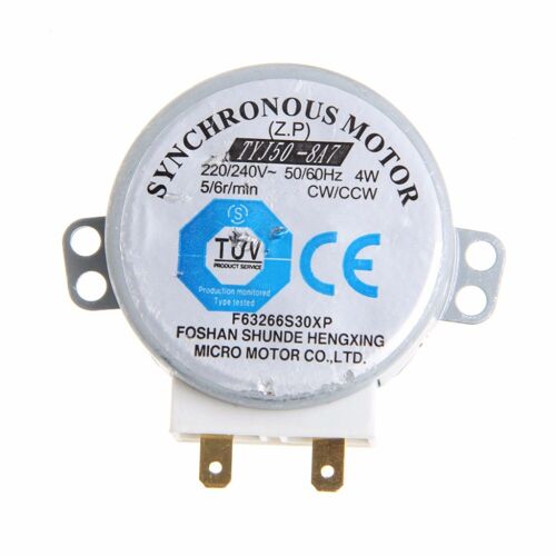 Pour 220-240V 4W 6RPM Micro Moteur Synchrone pour le Souffleur D'air TYJ50-8A7 Plateau de Four À Micro-ondes Moteur 48mm Dia