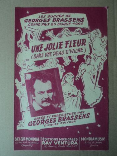 Georges Brassens  " Une Jolie Fleur  Dans Une Peau De Vache "