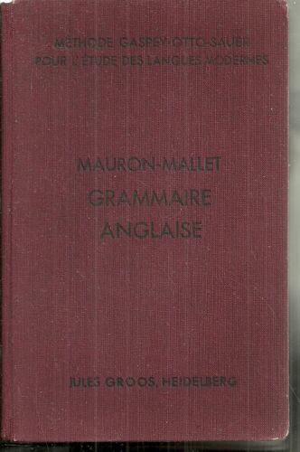 Nouvelle Grammaire Anglaise