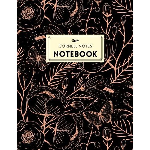 Cornell Notes Notebook: Cornell Note Taking System, Large Lined Notebook For School And University Students - College Ruled, Index And Numbered Pages.