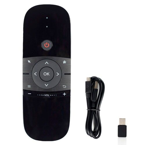 clavier et souris Fly Air sans fil W1, 2.4 ghz, rechargeable, télécommande pour Android Smart Tv Box/Mini Pc/Tv