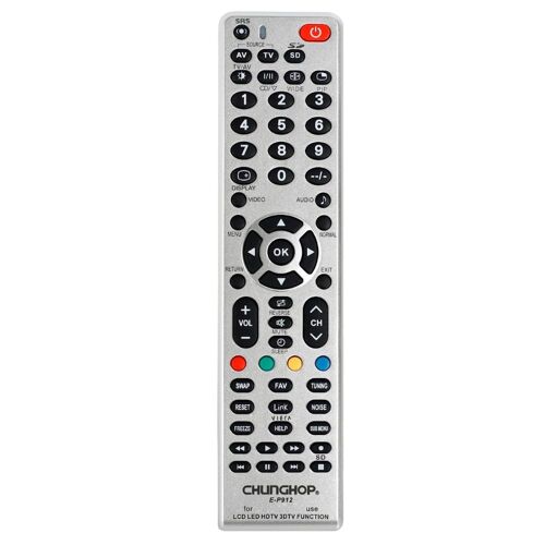 P912 remote and case télécommande E-P912 compatible Panasonic, LCD, LED, HDTV, 3DTV Nipseyteko