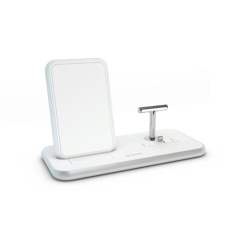 Chargeur Sans Fil Aluminium Dual Zens Consumer Zedc06w 10 W Blanc