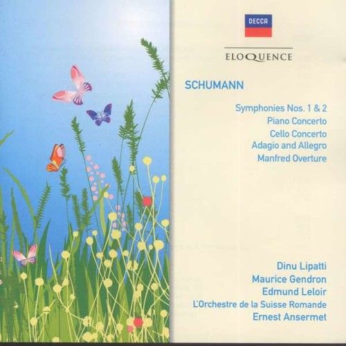 Schumann : Symphonies 1 & 2, Concertos Pour Piano Et Violoncelle, Etc. Dirigés Par Ansermet