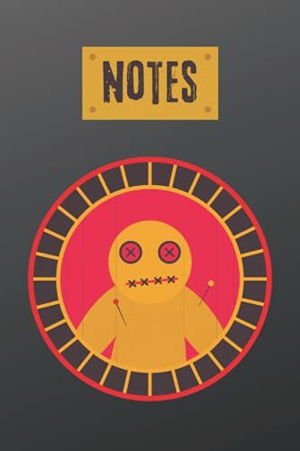 Voodoo Doll Notebook: 6x9 Lined Composition Book Or Journal
