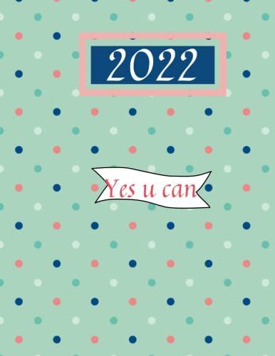 Weekly And Monthly Dated Planner 2022 ,: 12 Months Planner 1st Jan - 31 Dec , 8.5/ 11 In, Color Notebook