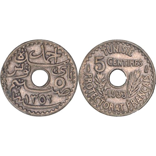 Tunisie - 1933 - 5 Centimes - Qualité - L196