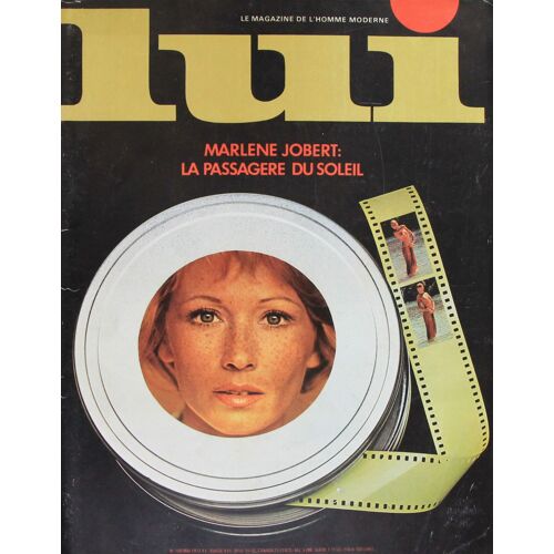 Lui 100 Mai 1972 Cover Marlene Jobert Nue Interview Maurice Messegue Pin-Up Aslan