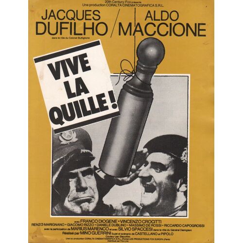 Vive La Quille, Synopsis, De Mino Guerrini, Avec Aldo Maccione, Jacques Dufilho, Franco Diogene
