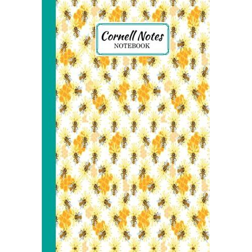 Cornell Notes Notebook: Premium Hexagons Cover Cornell Notes Notebook, Cornell Note Paper Notebook, 120 Pages, 6" X 9" By Susan Firth