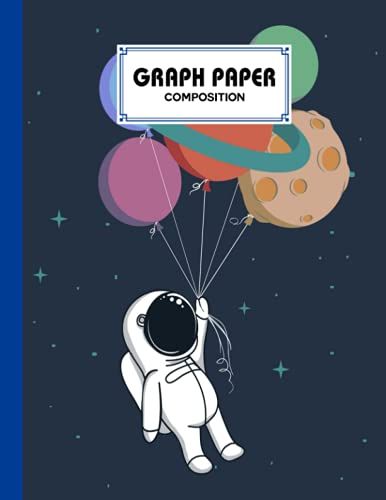 Graph Paper Composition Notebook: Space Childish Graph Paper Composition, Grid Paper Notebook, Quad Ruled, 100 Sheets, Size 8.5" X 11" By Milan Jordan