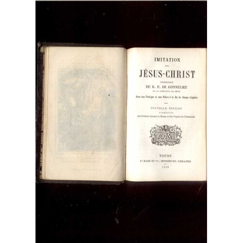 Imitation De Jesus-Christ