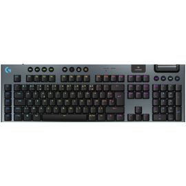 Logitech G915 X - Clavier - LIGHTSPEED - backlit - sans fil - Bluetooth 5.0, 2.4 GHz, USB - AZERTY - Français - commutateur : GL Tactile - noir