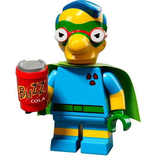 Mini figurine Milhouse - LEGO Minifigures 71009 Les Simpsons Série 2