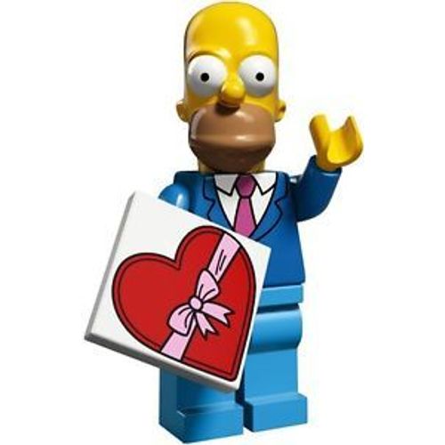 Mini figurine HOMER EN COSTUME-CRAVATE - LEGO Minifigures 71009 Les Simpsons Série 2