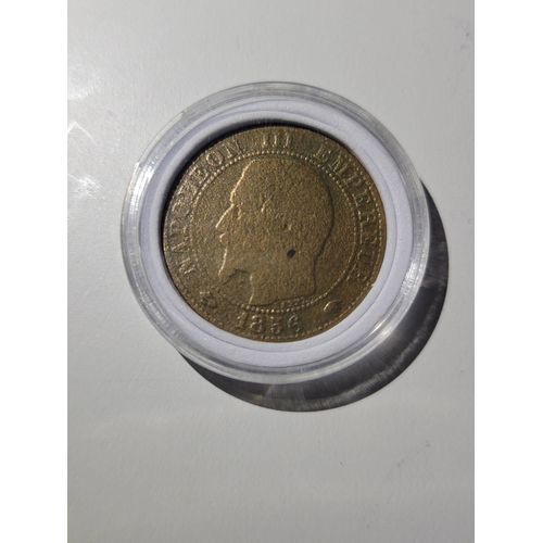 Pièce 5 Centimes Napoléon 3 De 1856
