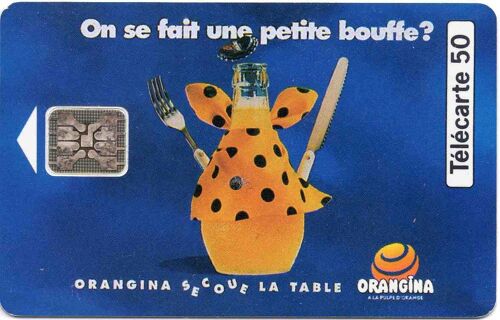 Carte Telephone - F382 Orangina Couverts On Se Fait Une Petite Bouffe 50u 