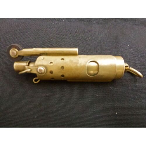 Briquet Ancien Tempéte  En Laiton Ancien