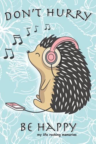 Hedgehog Notebooks And Journals: For Music & Hedgehog Loving Girls