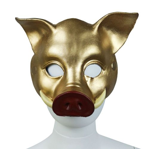 Demi-Masque De Visage Animal, Masque De Cochon D'Horreur Pour Costume D'Halloween, Accessoires De Cosplay, Mascarade, Bal, Déguisement