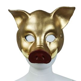 Demi-Masque De Visage Animal, Masque De Cochon D'Horreur Pour Costume D'Halloween, Accessoires De Cosplay, Mascarade, Bal, Déguisement