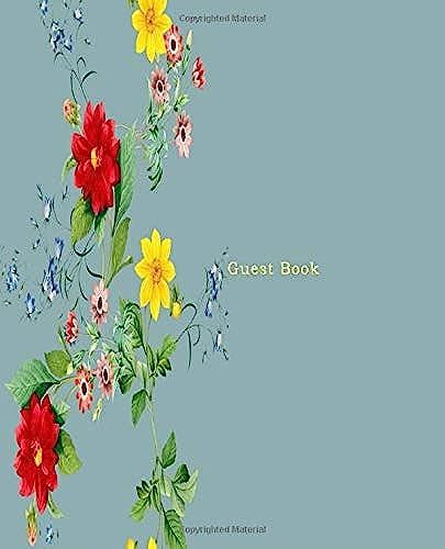 Guest Book: For Events, Wedding, Bridal Shower, Baby Shower, Birthday, Memorial Service, Retirement, Anniversary, Home, Visitors, Etc: /Keepsake Memory Guest Signing And Message Book