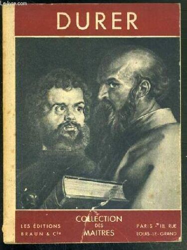 Durer Georges Noel / Collection Des Maitres.