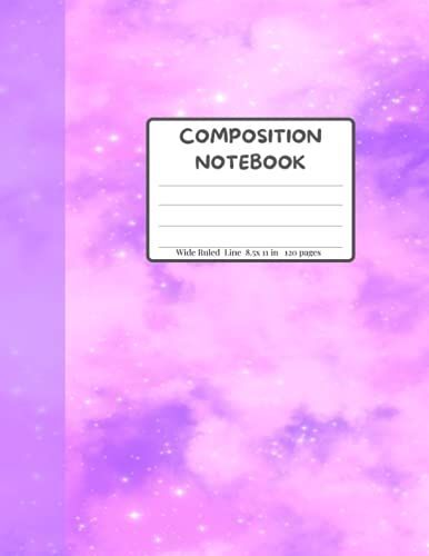 Purple Sky Composition Notebook.: Notebook For Writing.
