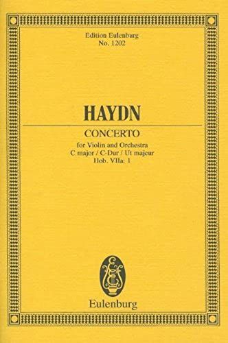 Violin Concerto 1 Hob. 7a 1 (Edition Eulenburg)